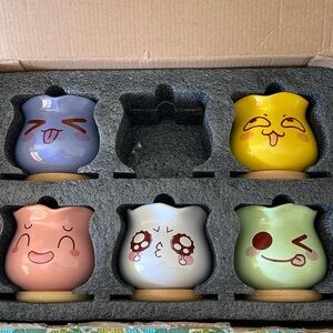 Cute 5 piece planter pots…